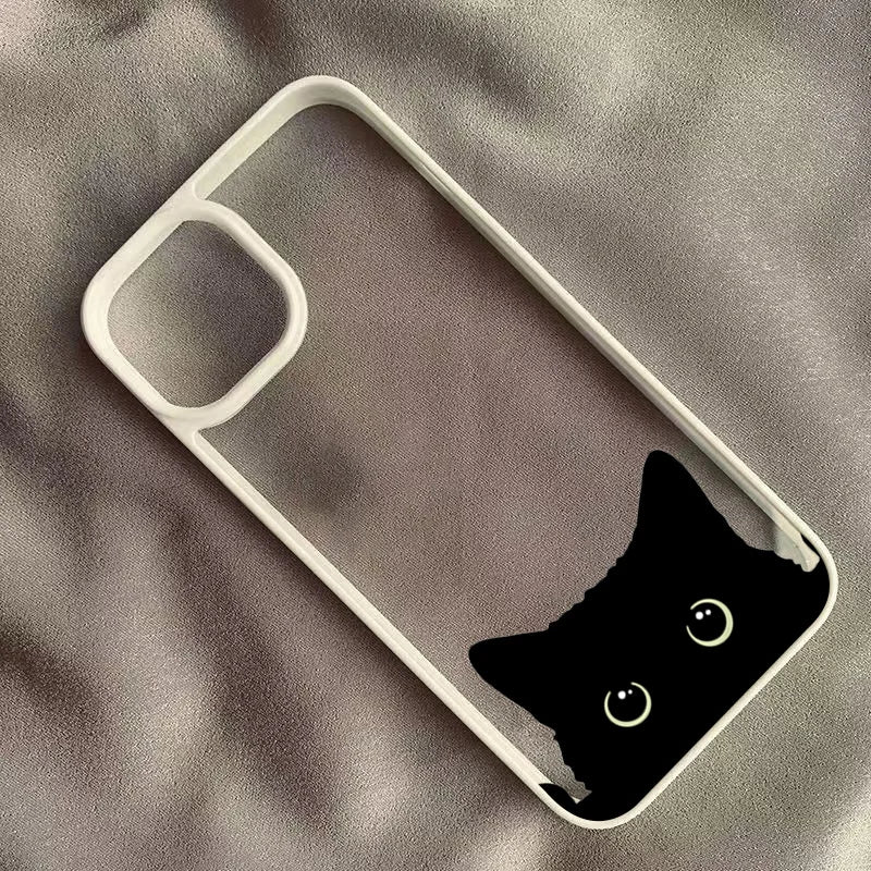Niedliche Black Cat Handyhülle