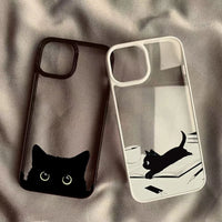 Niedliche Black Cat Handyhülle